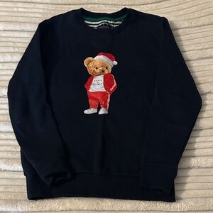 Polo Ralph Lauren Navy Holiday Bear Sweatshirt